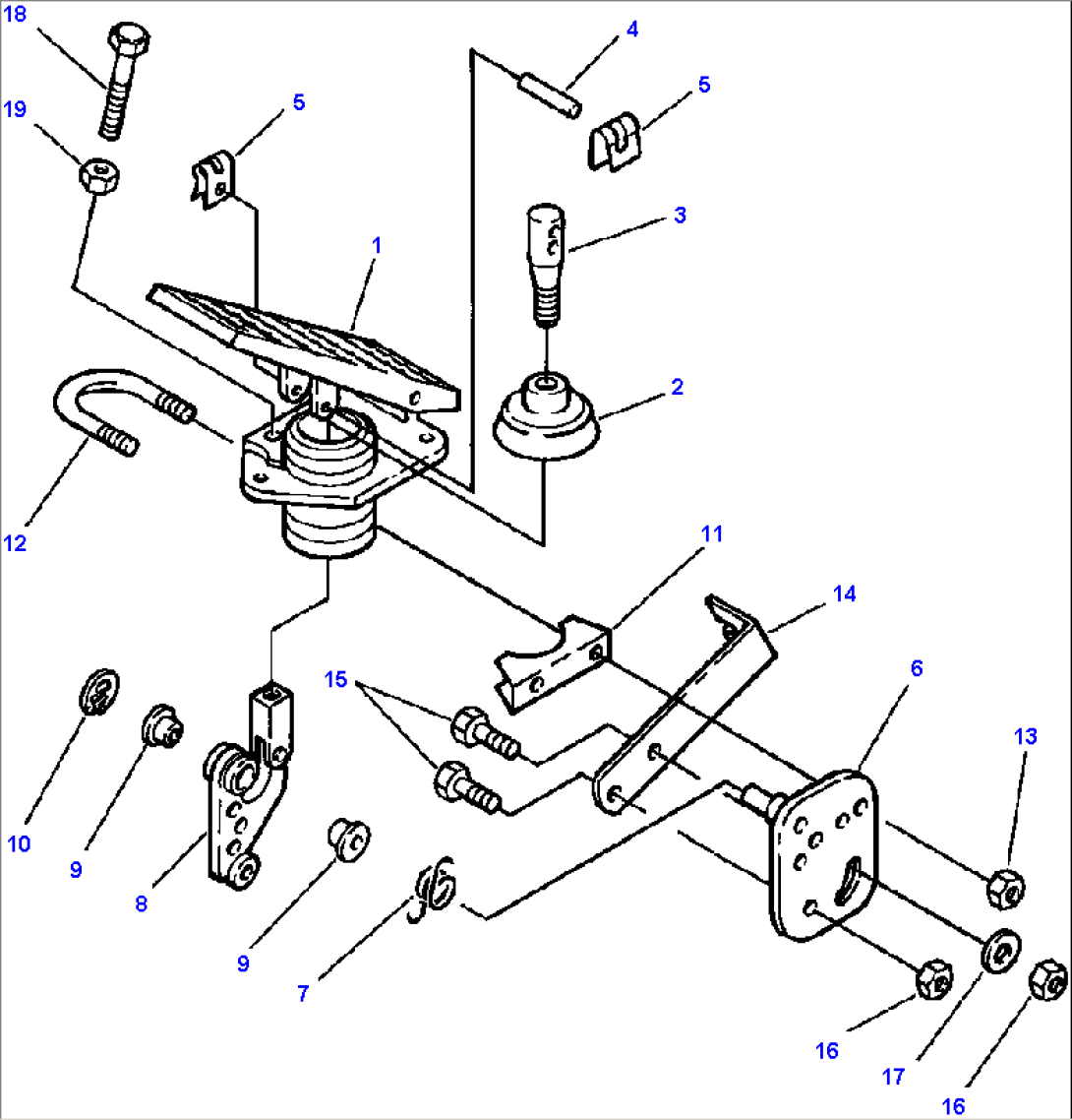 FIG NO. 1101A ACCELERATOR PEDAL