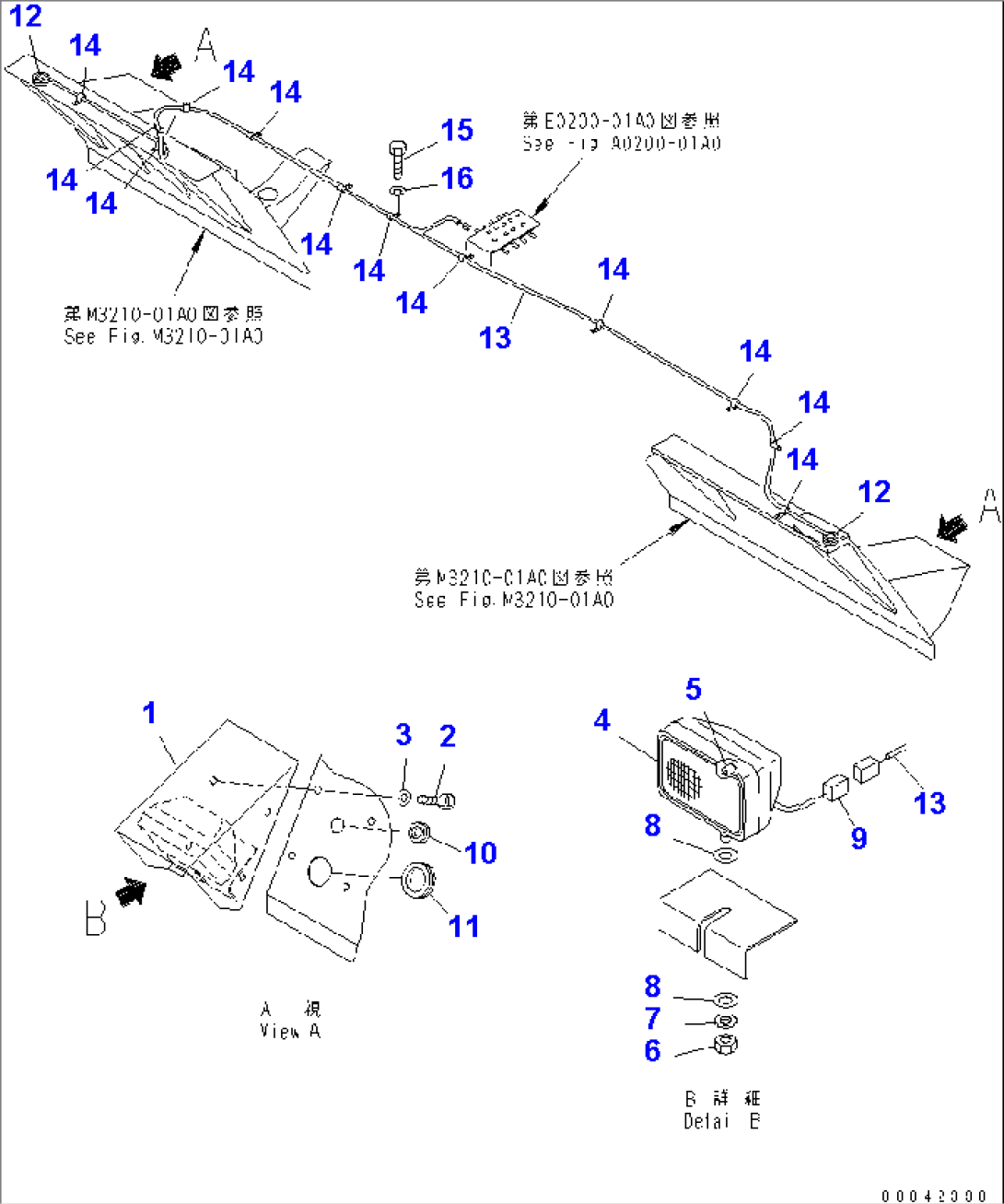 SIDE LAMP(#3001-)