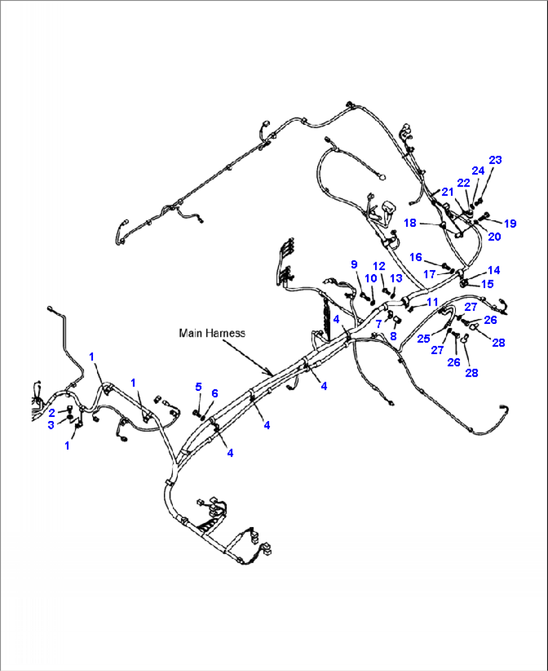 E0200-02H0 STARTER WIRING HARNESS CLAMPS AND MOUNTING (2/2)