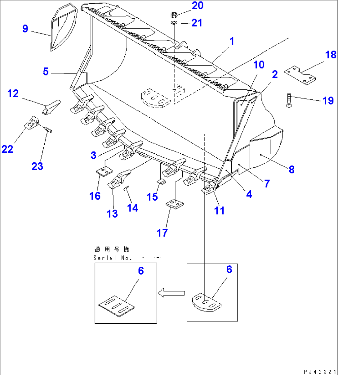 BUCKET¤ 5.4M3