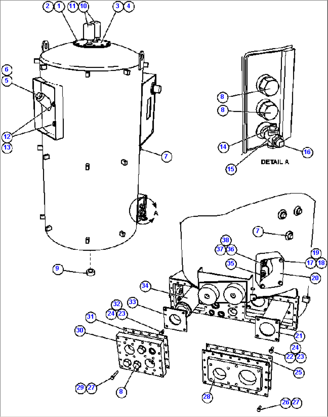 HYDRAULIC TANK ASSEMBLY