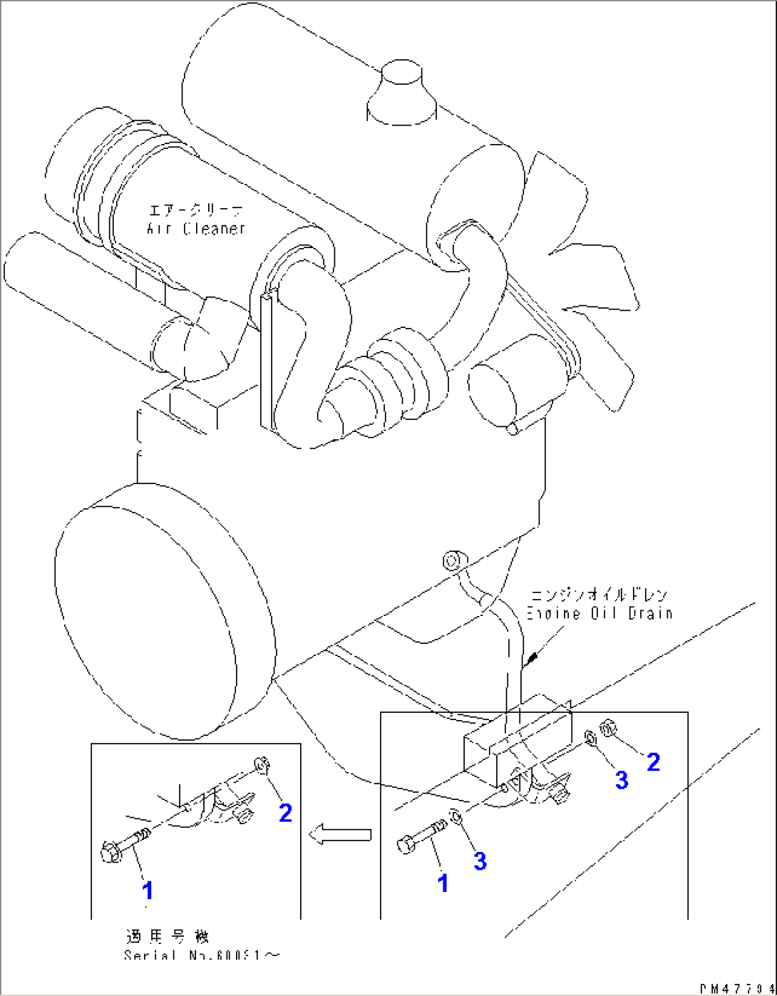 ENGINE RELATED PARTS(#60001-)