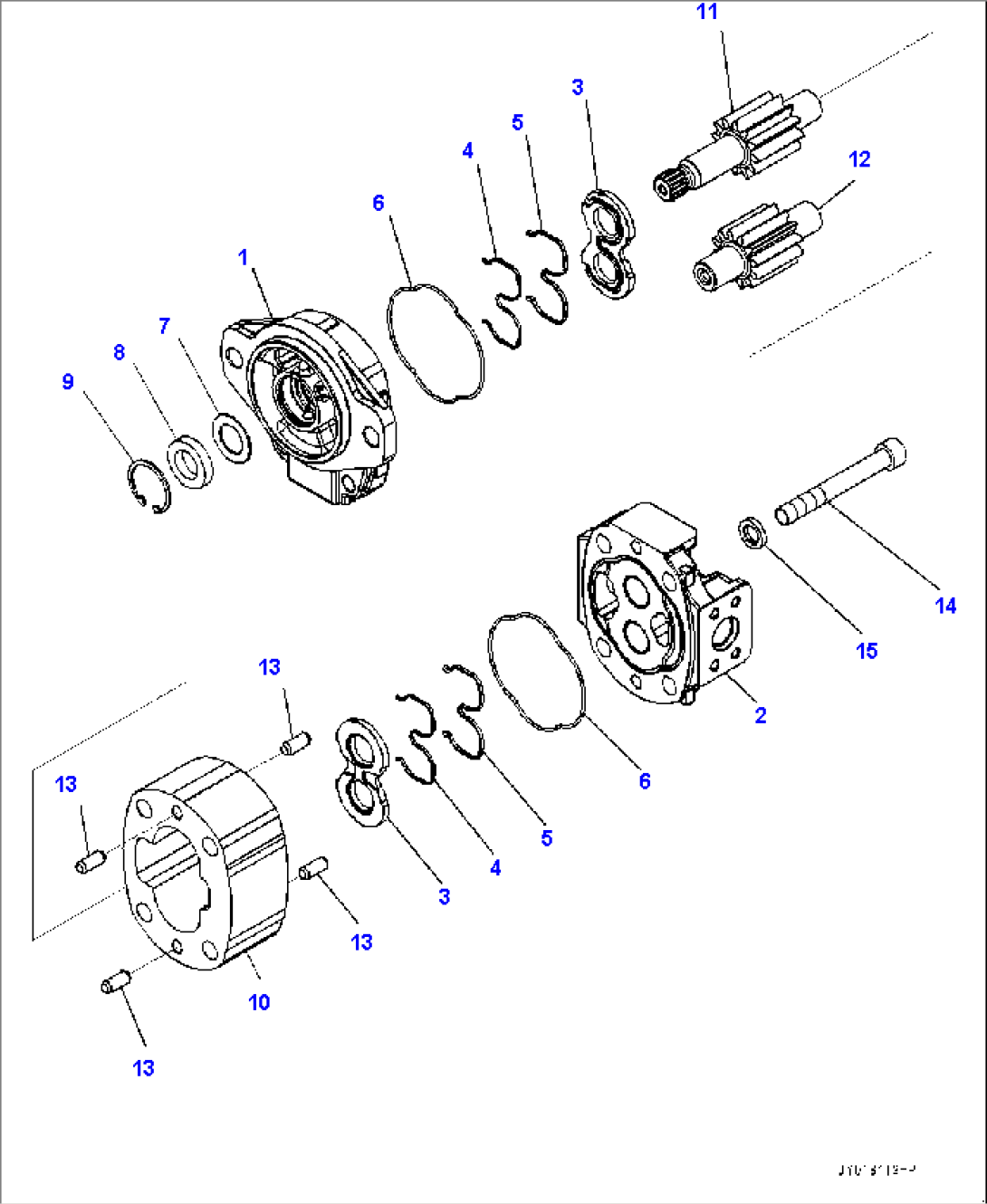 Hydraulic Pump, Charge Pump (#85001-)
