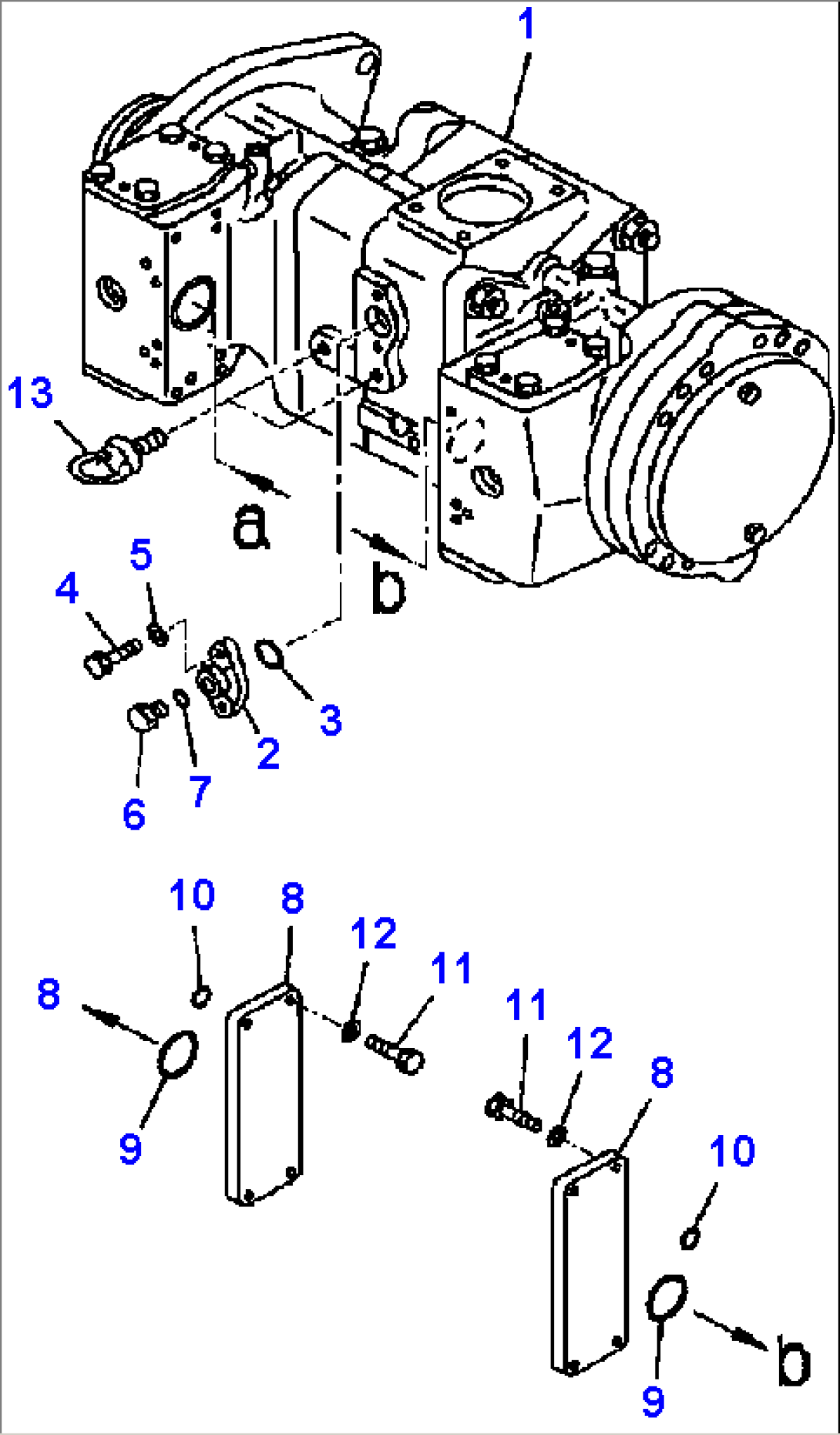 H1601-01A0 STEERING PUMP PUMP SUBASSEMBLY (S/N A50001-A50022 )
