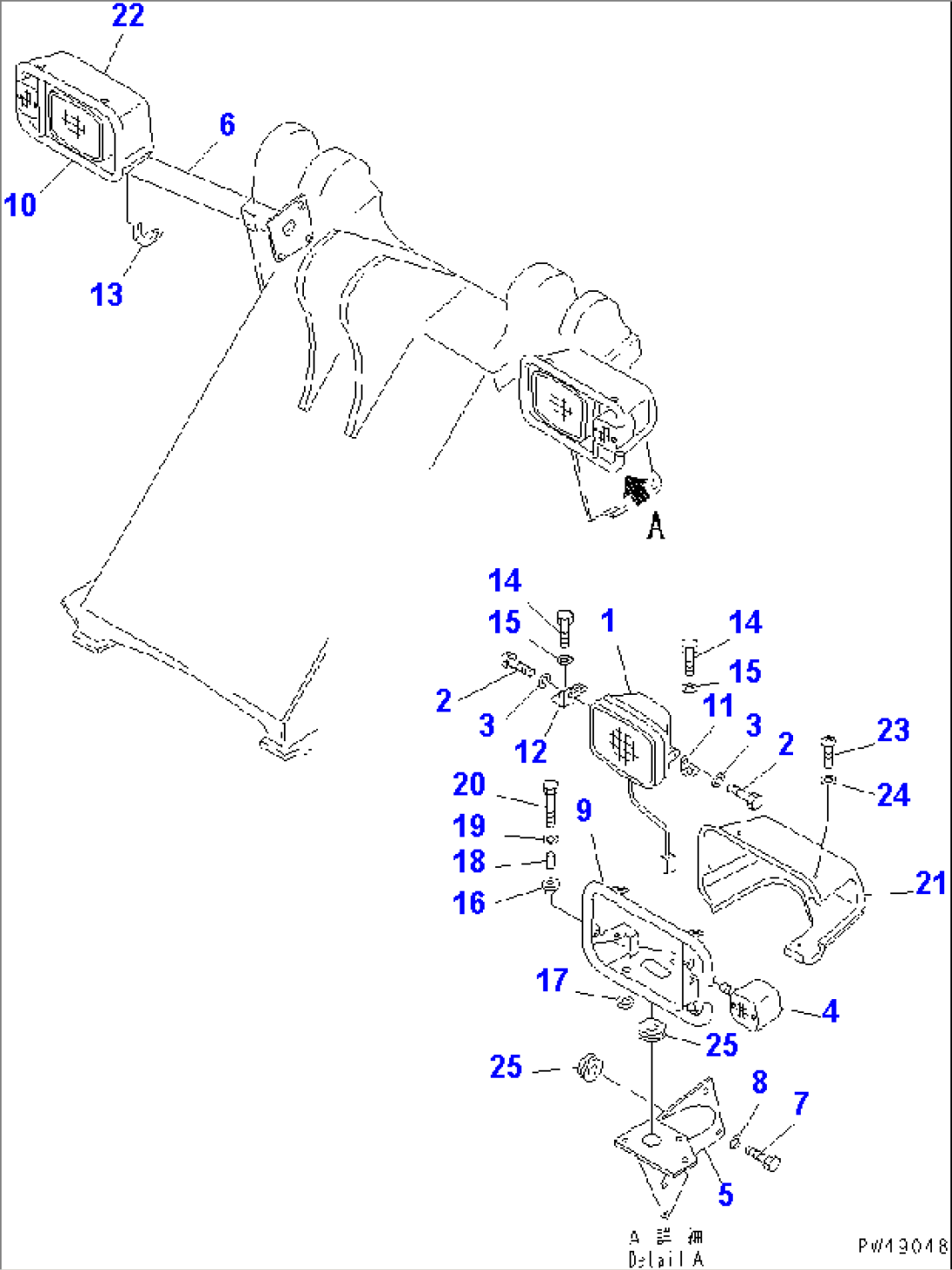 ELECTRICAL SYSTEM (FRONT LAMP) (WITH FOG LAMP)(#50001-)