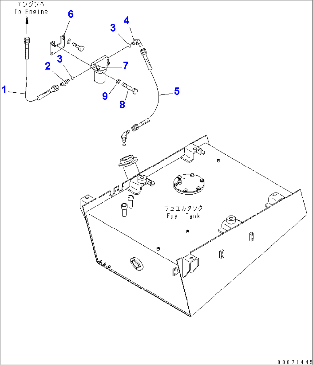 FUEL LINE (FUEL PIPING)(#52406-)