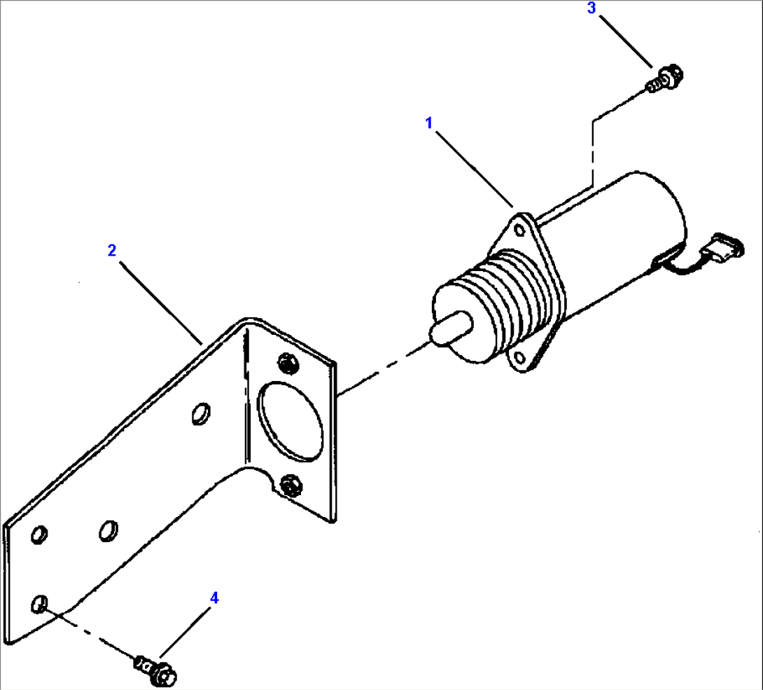 FUEL SHUTOFF SOLENOID CLOSED BRACKET