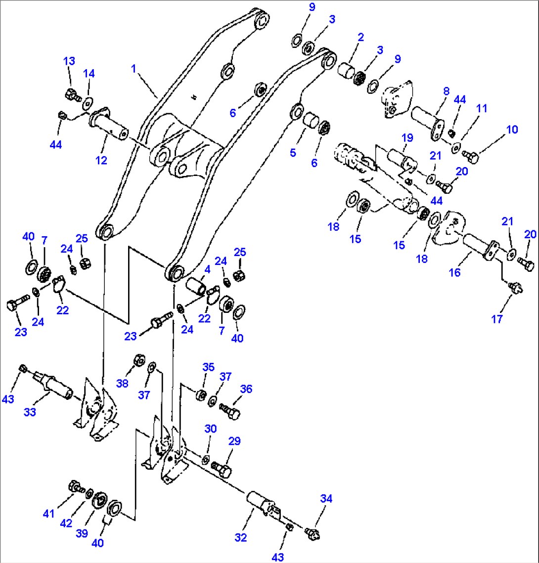 LIFT ARM FOR LOAD AND CARRY APPLICATION