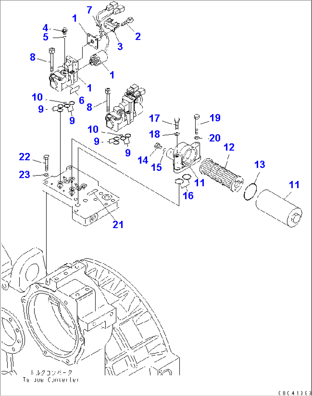 TORQUE CONVERTER (VALVE UNIT) (2/2)(#80001-)