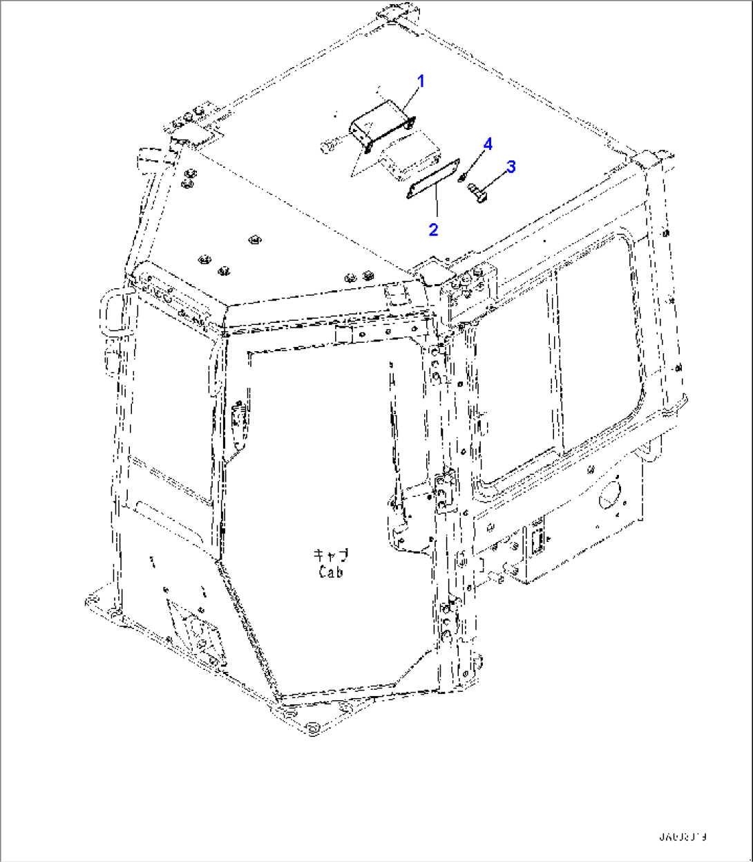 ROPS Cab, Cover (#80001-)