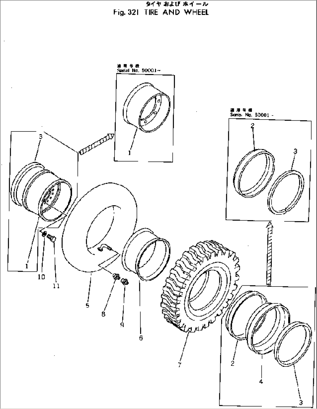 TIRE AND WHEEL(#10001-)