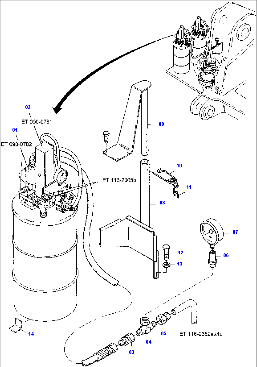 Pinion Lube Station Arr.