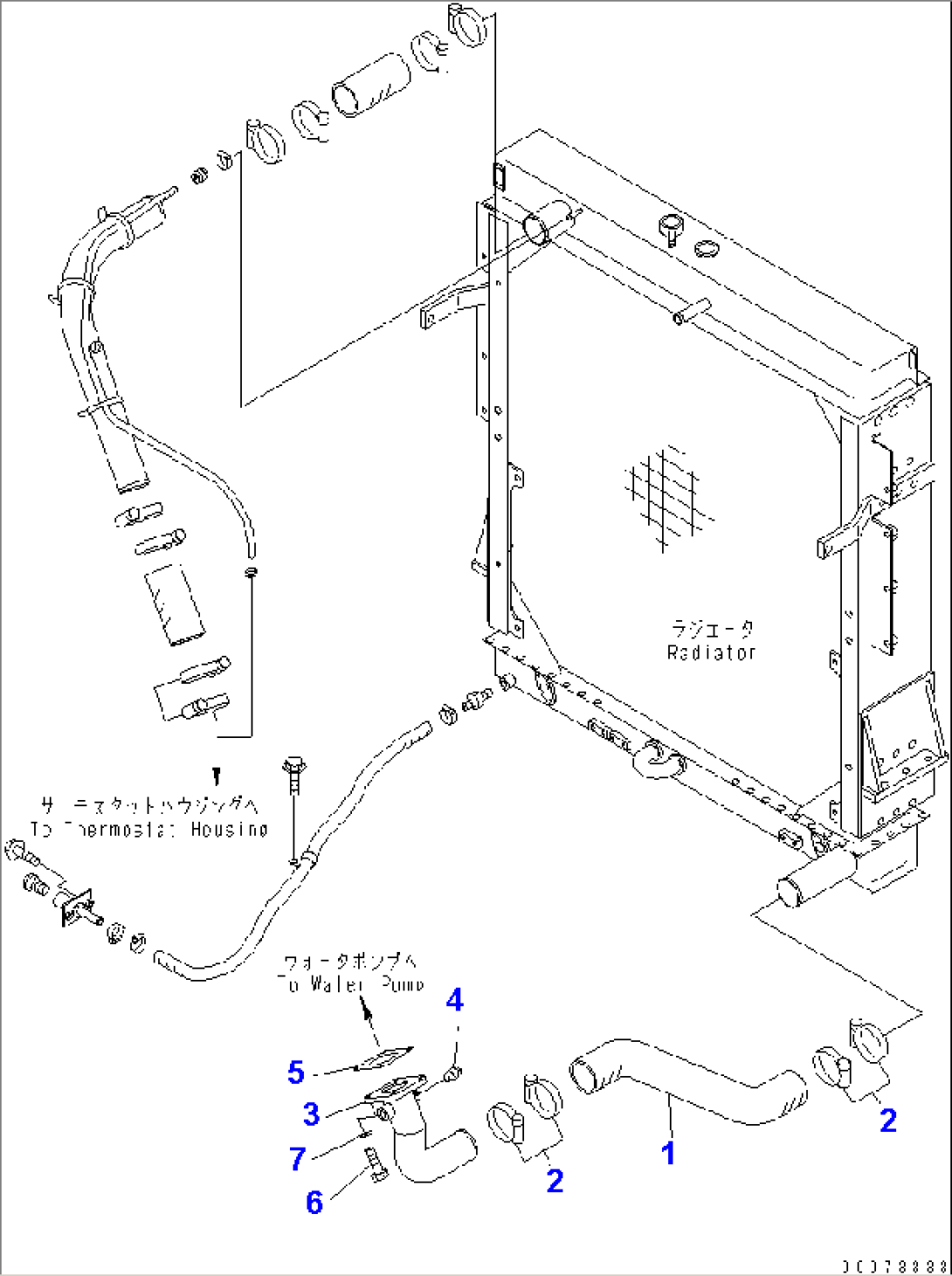 ENGINE (RADIATOR PIPING)(#52406-)
