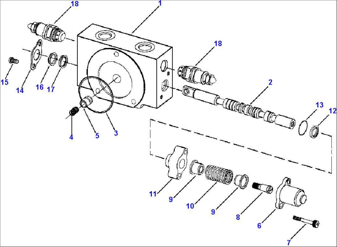 PILOT CONTROL VALVE AUXILIARY SECTION