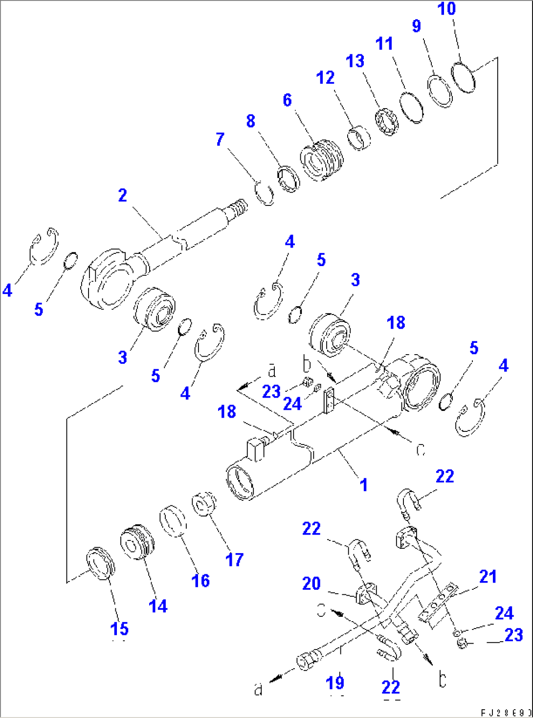 STEERING CYLINDER (INNER PARTS)