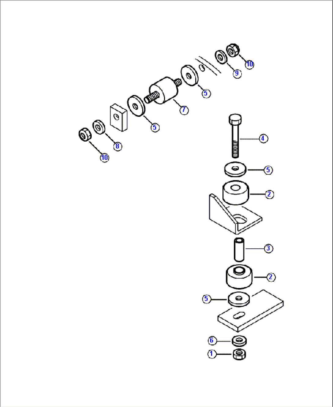 C1500-01A2 RADIATOR MOUNTS