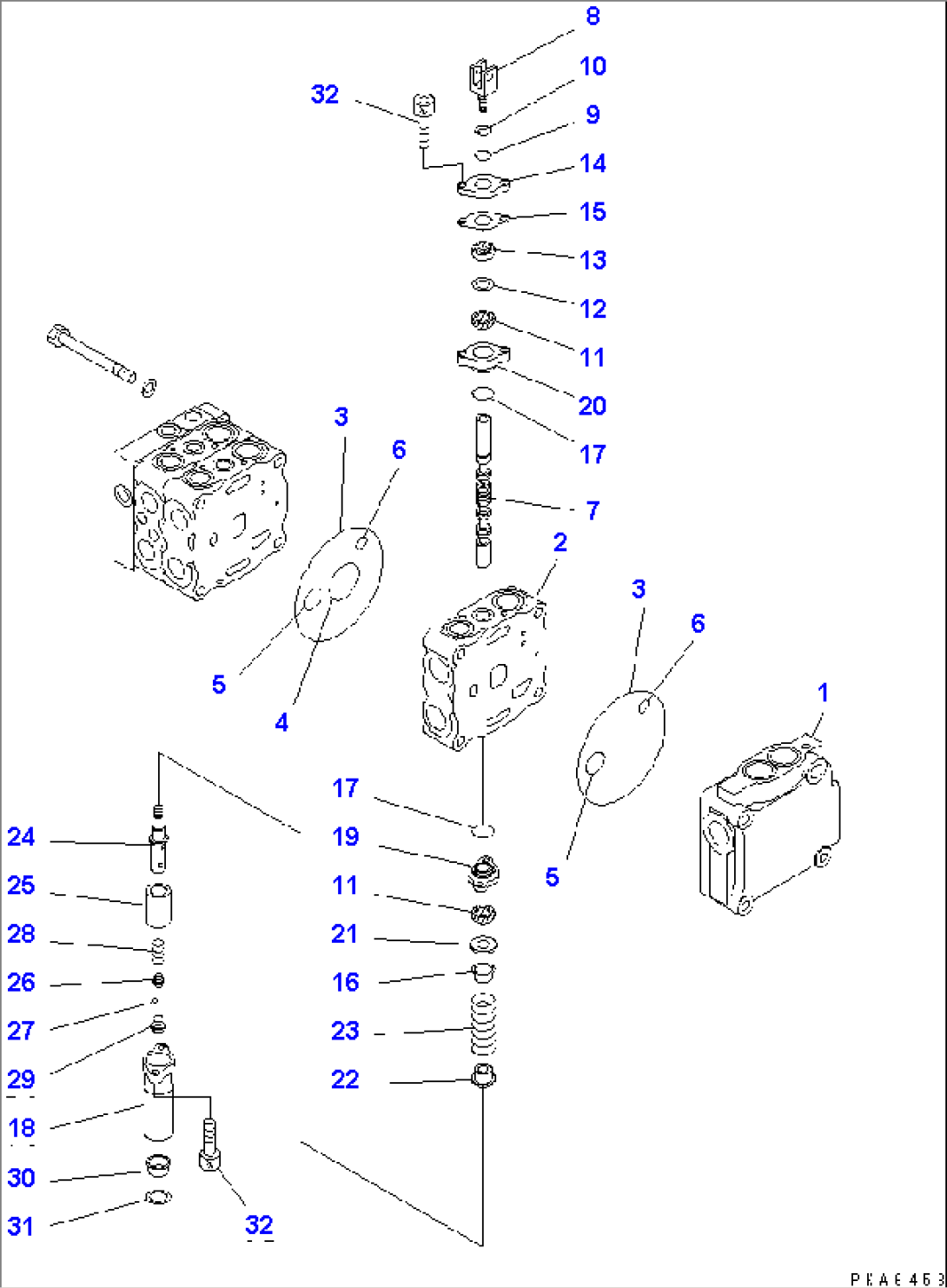 WORK EQUIPMENT VALVE (1/5)