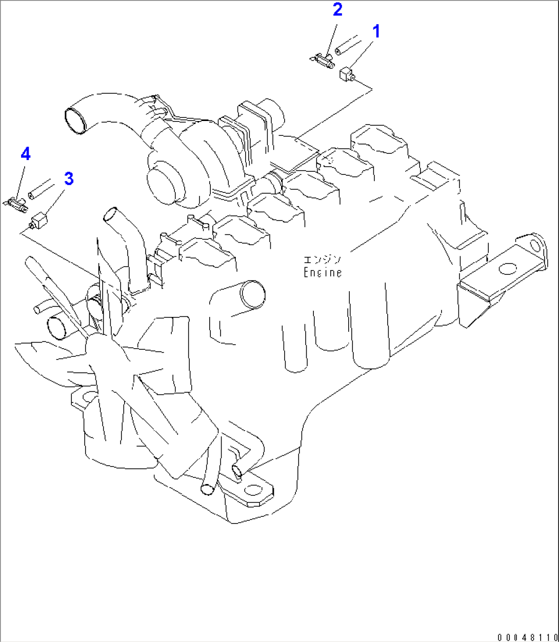 AIR CONDITIONER AND HEATER (HEATER PIPING)(#2001-)