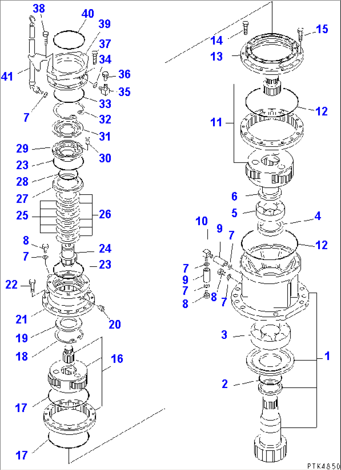 SWING MACHINERY (INNER PARTS)