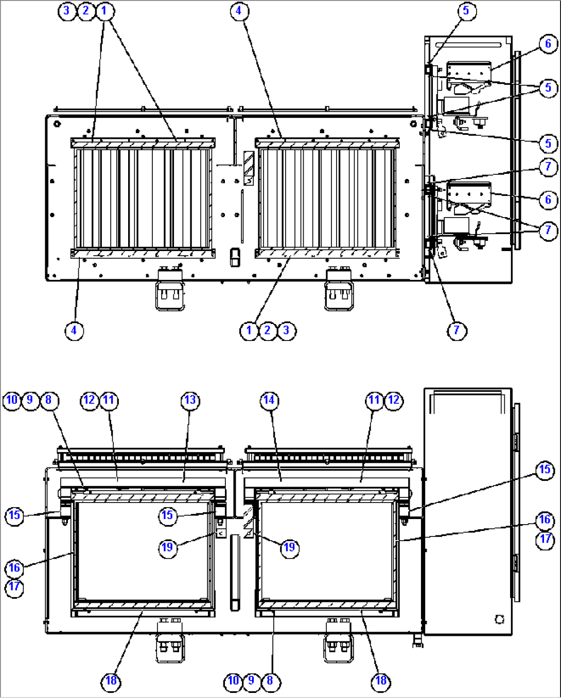 RETARDING GRID ASSEMBLY - 7 STEP -1 (PC1546)