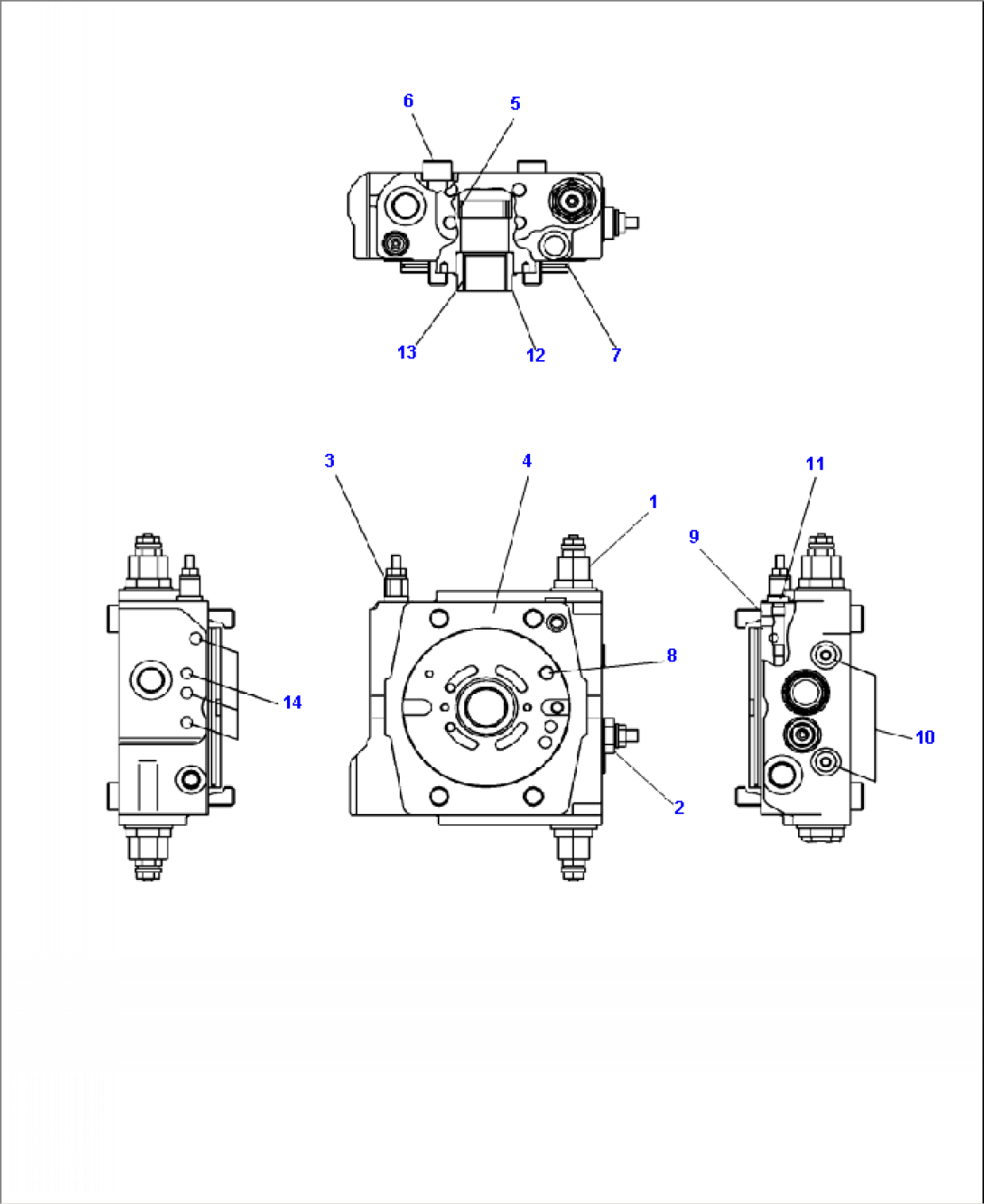 F2430-06A0 HST VARIABLE PUMP (5/14)