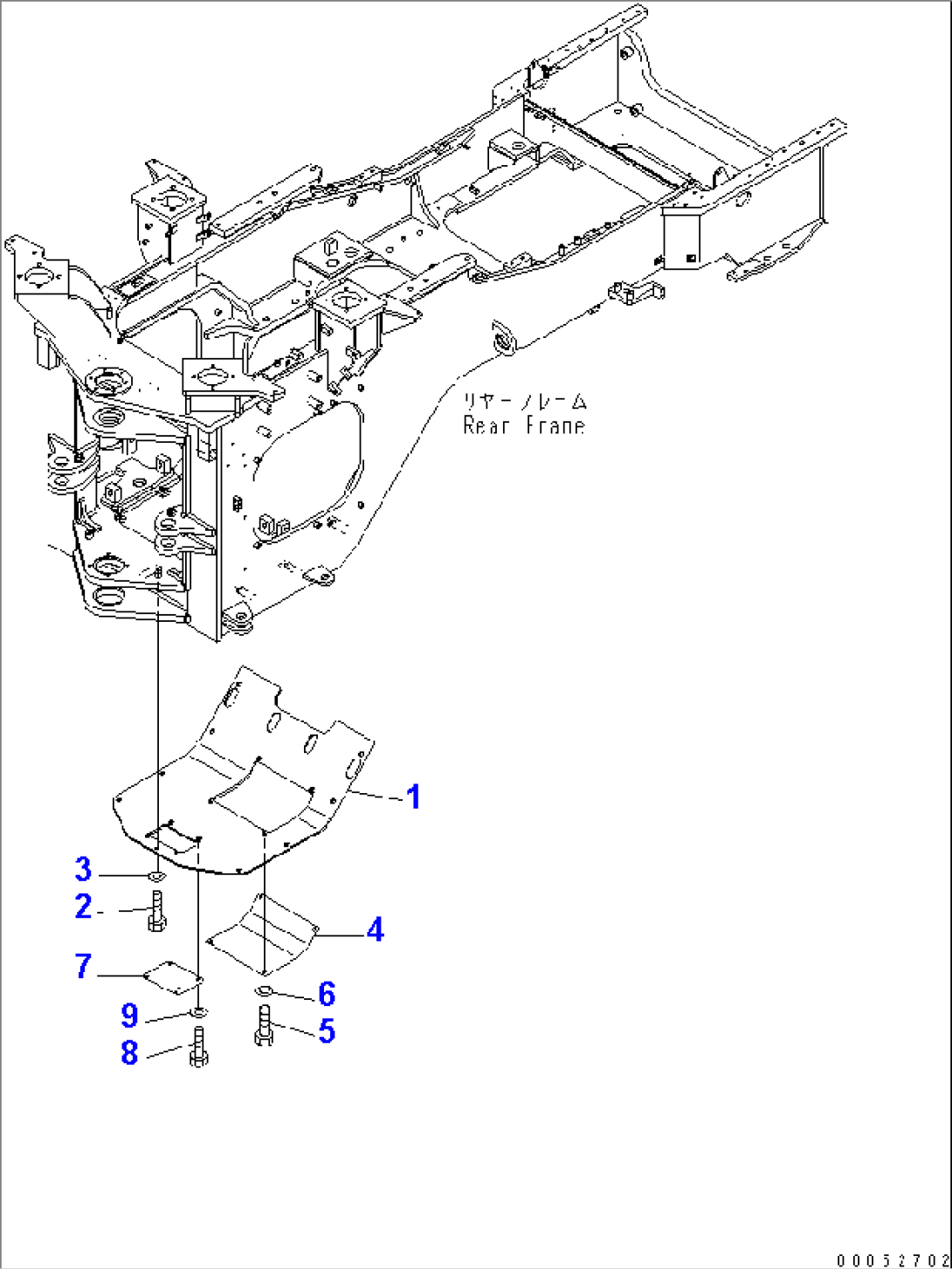 POWER TRAIN GUARD(#55001-)