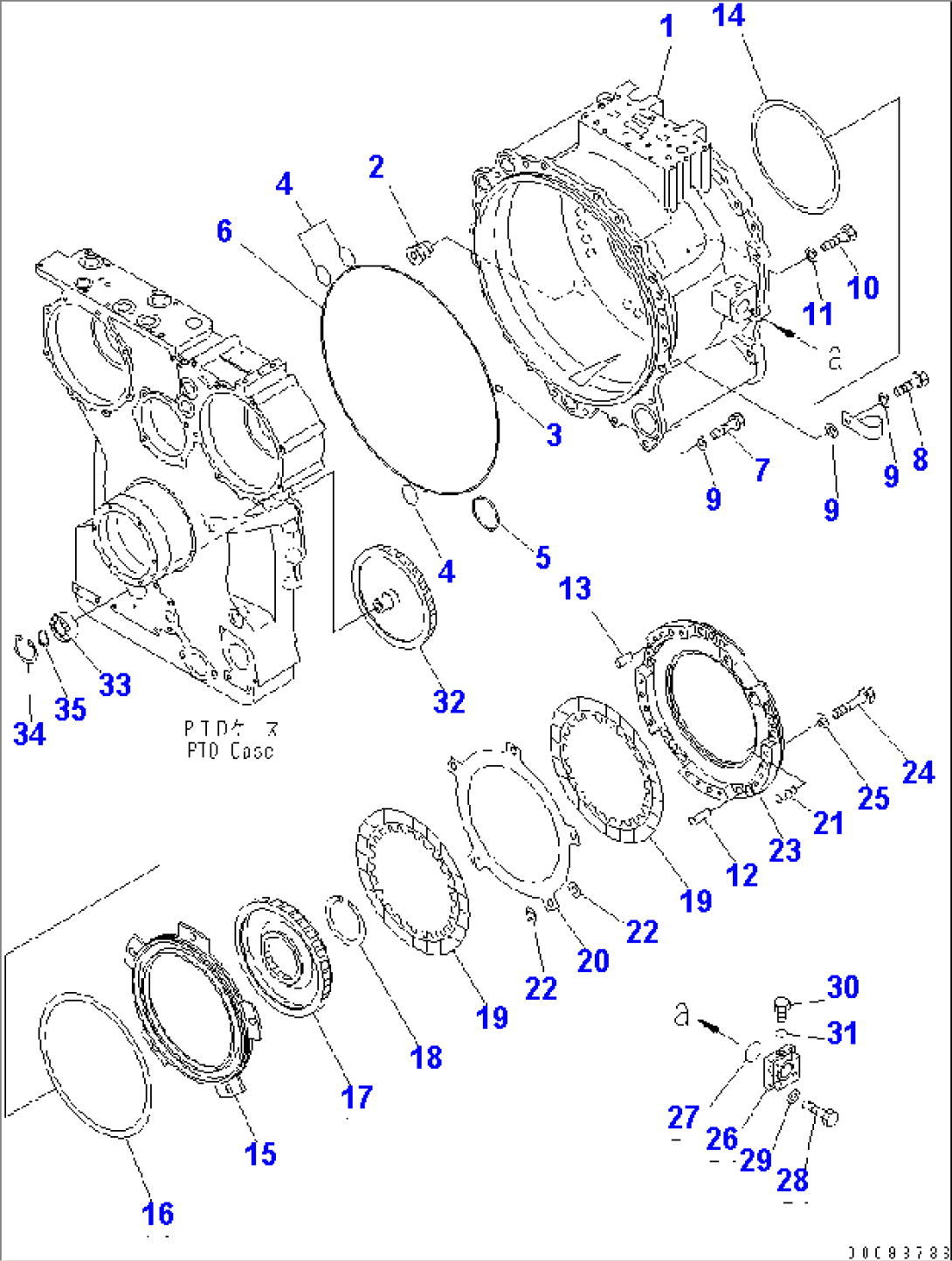 TORQUE CONVERTER (REAR HOUSING AND SCAVENGING PUMP)