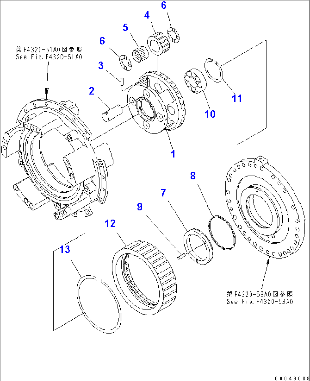 TRANSMISSION (REVERSE CARRIER)(#55001-)