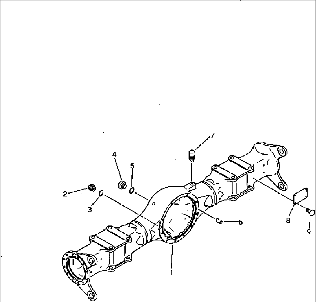 REAR AXLE HOUSING