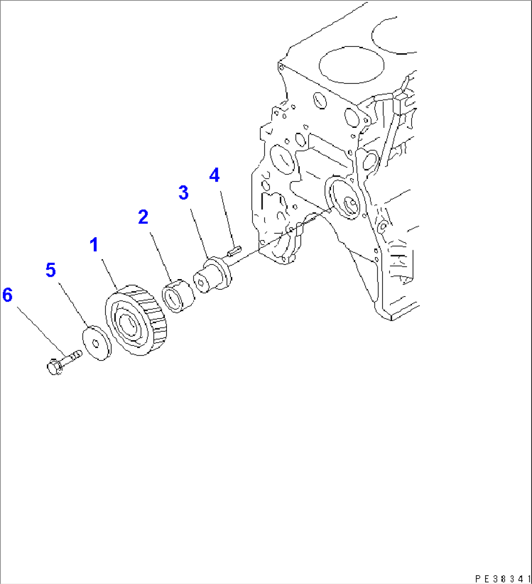 IDLER GEAR(#165687-)