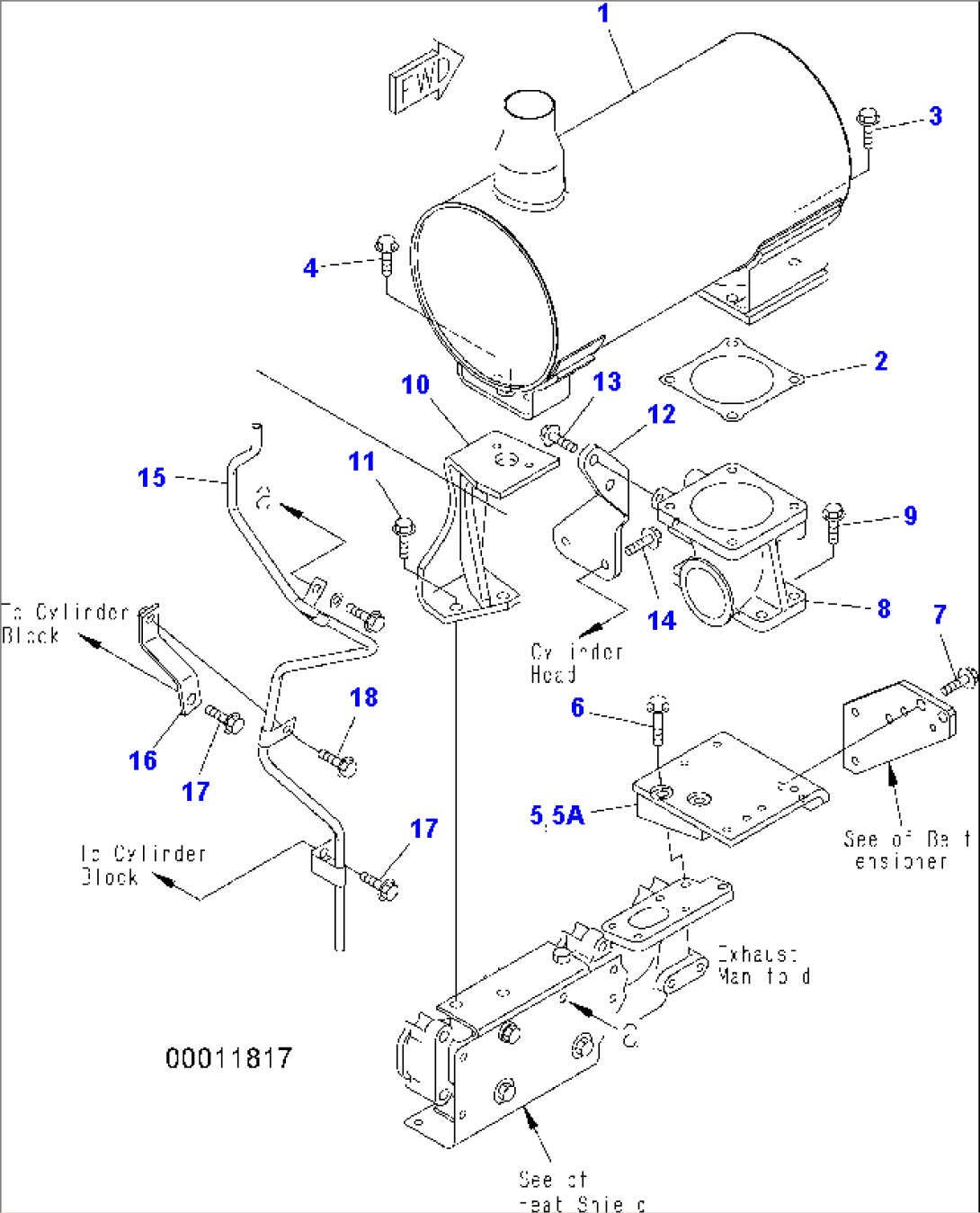 MUFFLER AND MOUNTING