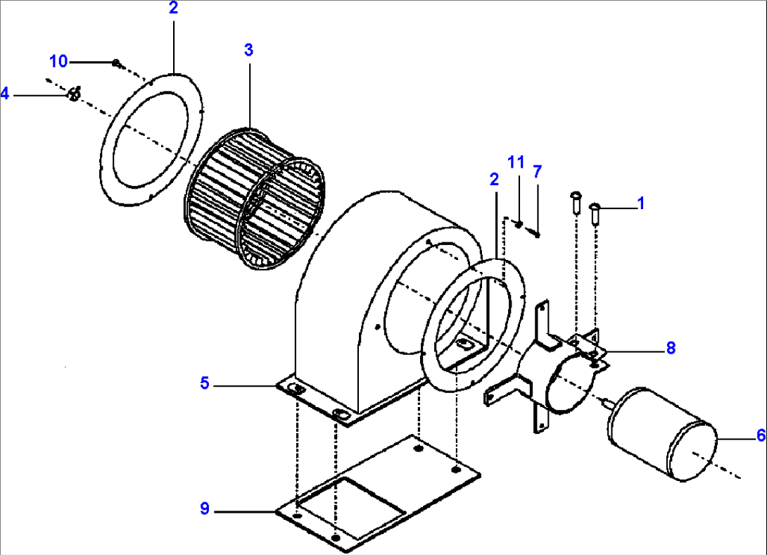 BLOWER MOTOR ASSEMBLY