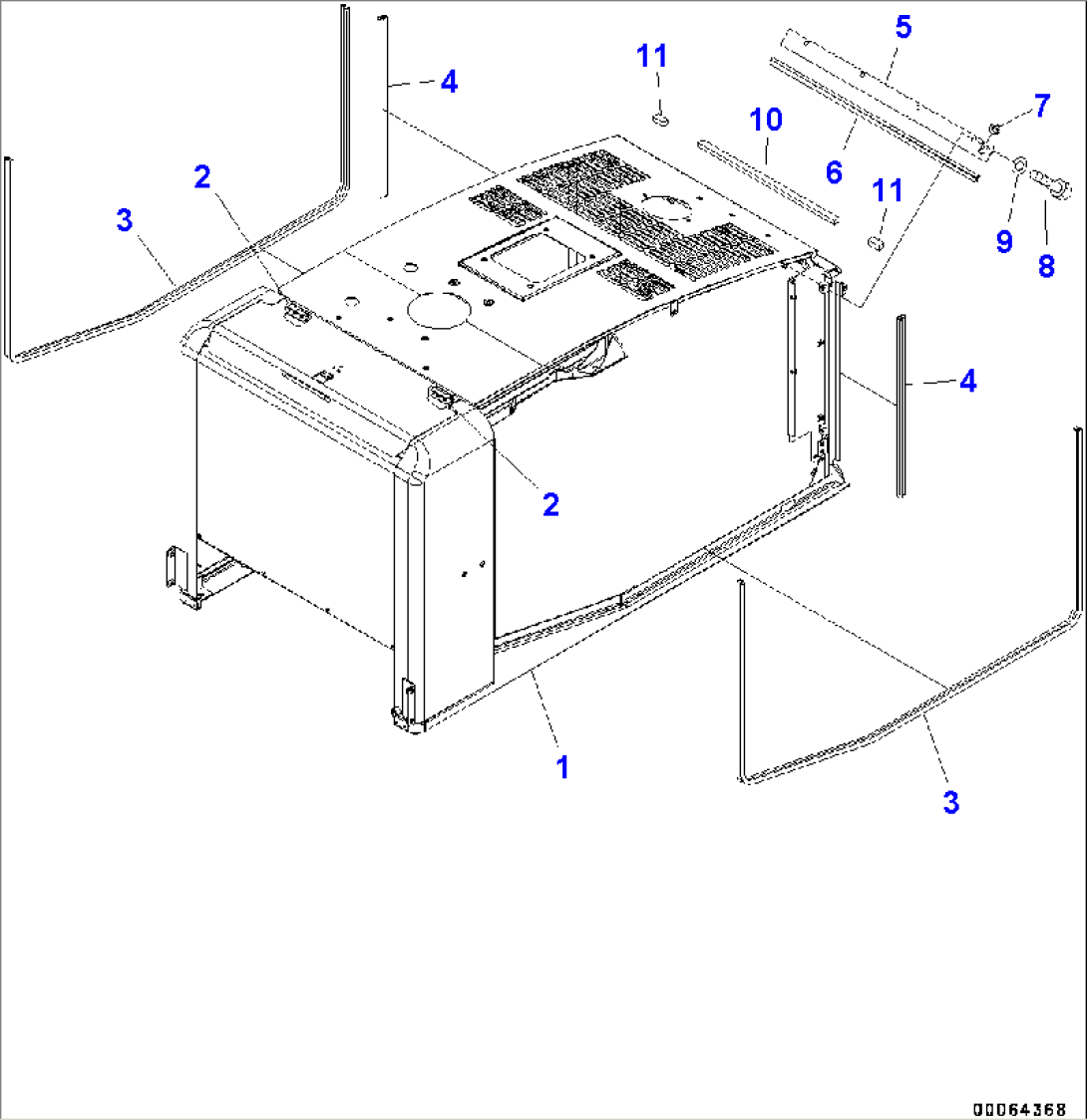 Engine Hood, Hood (#75750-)