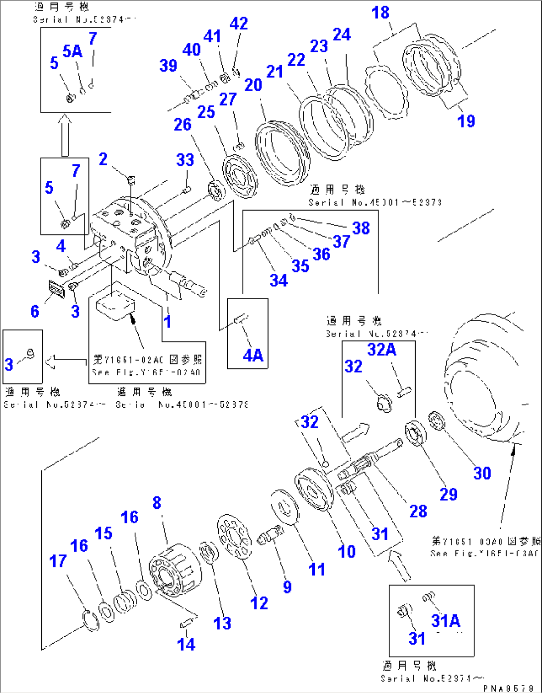 TRAVEL M0TOR (1/3)(#45001-58727)
