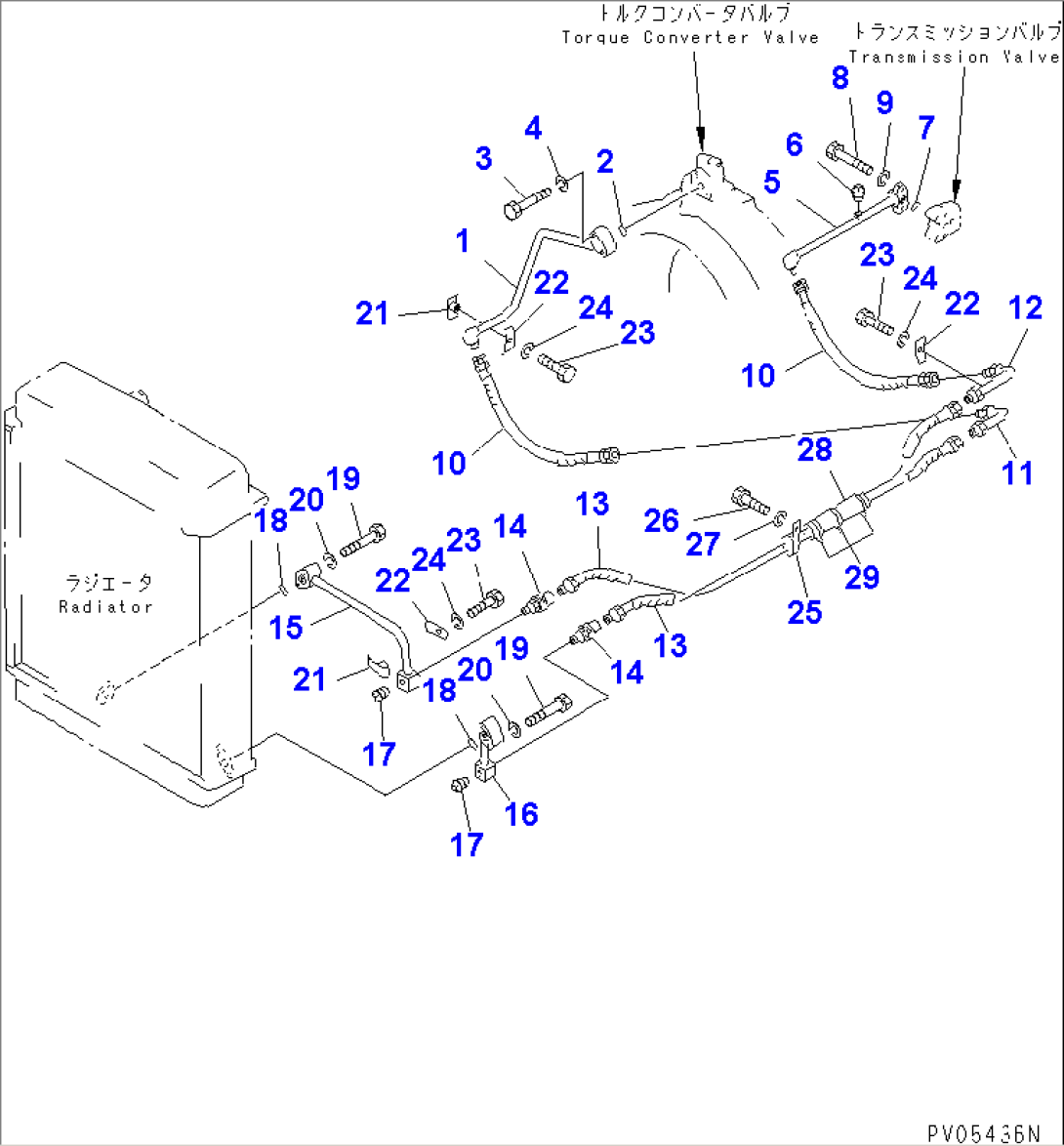 TRANSMISSION OIL PIPING (2/2)