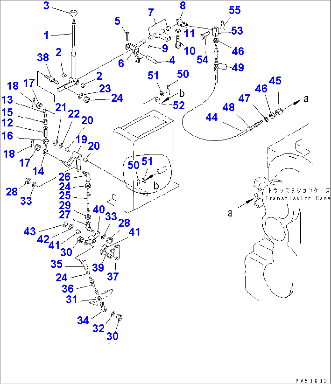 TRANSMISSION CONTROL LEVER (2/2)