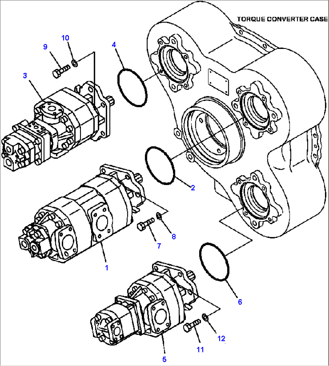 H0210-01A0 HYDRAULIC PUMPS AND MOUNTING