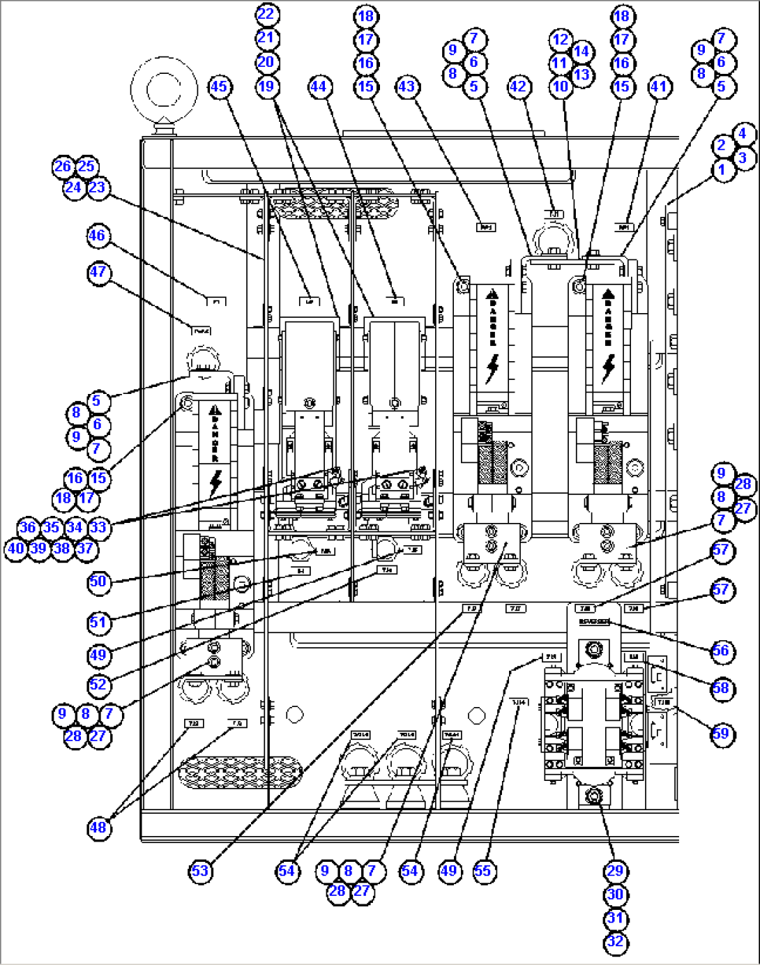 CONTROL CABINET (LEFT DOOR)