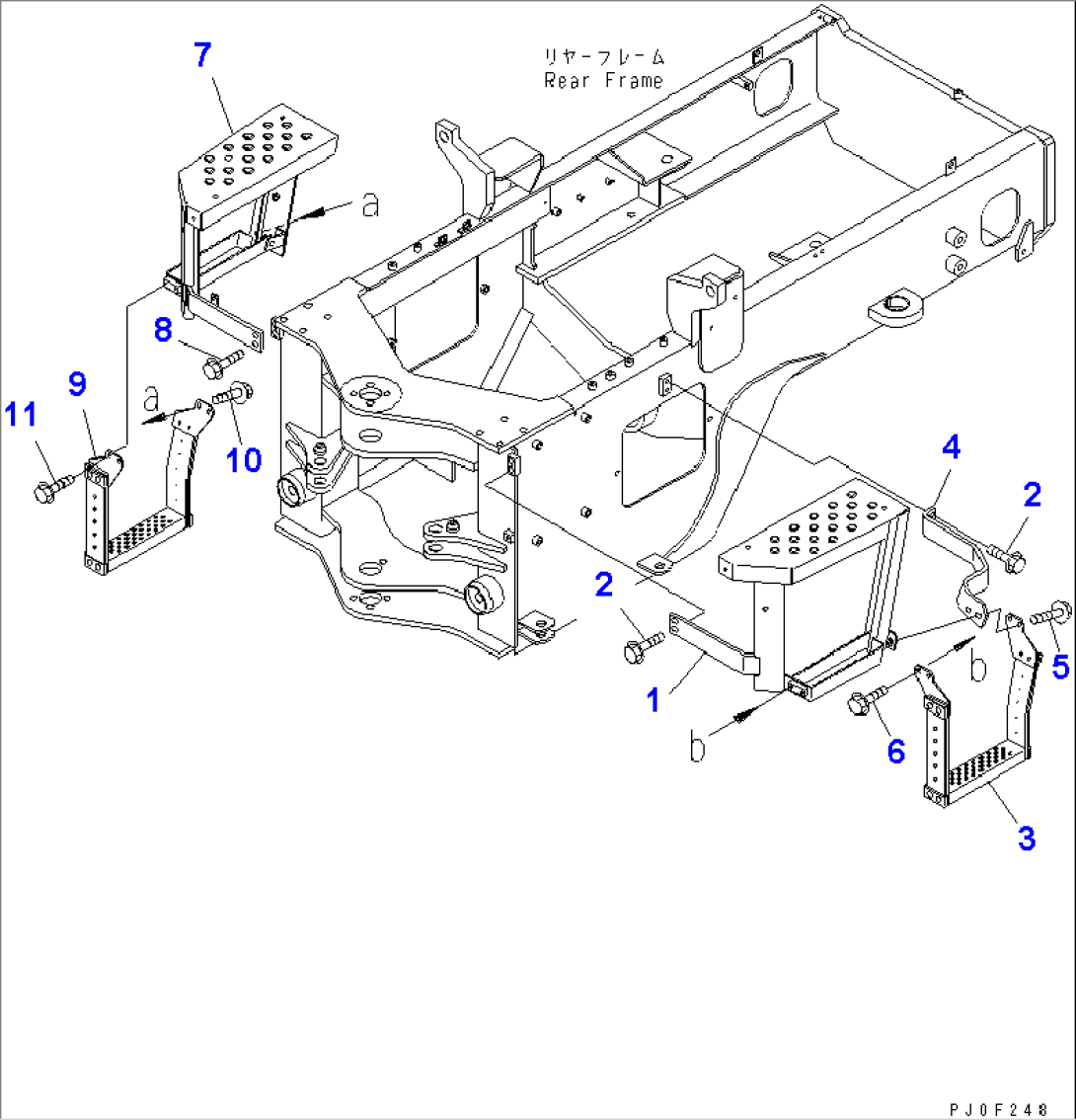 LADDER (INDUSTRIAL WASTE DISPOSAL SPEC.)