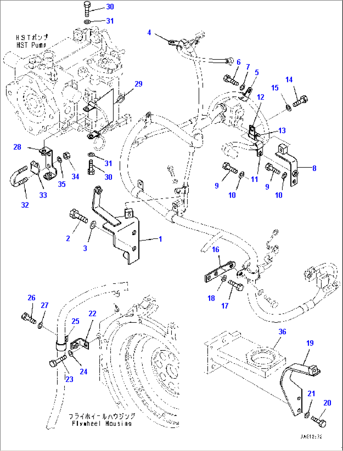 Engine Wiring Harness, Bracket