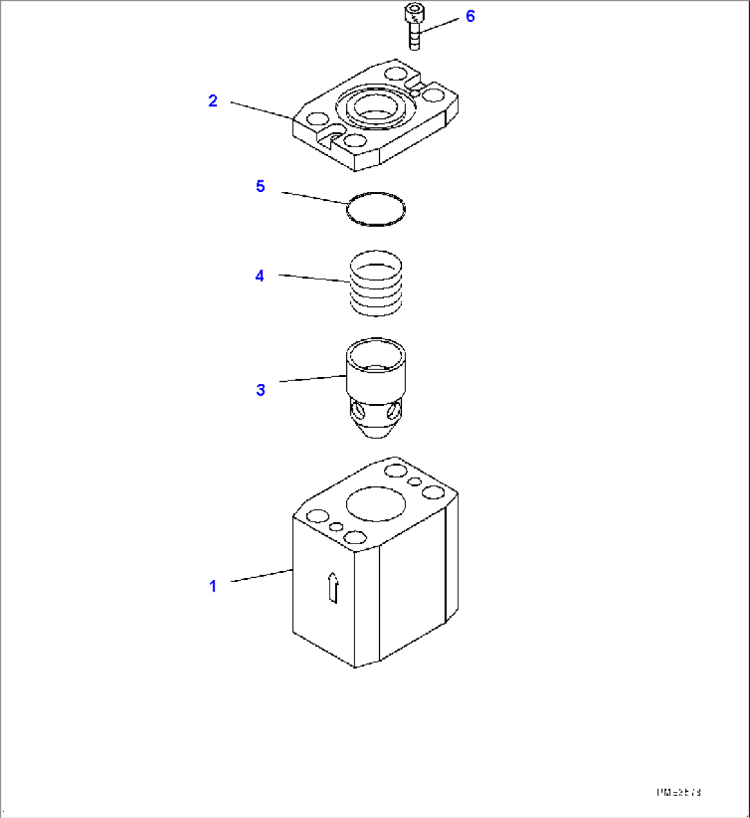 Hydraulic Piping, Line Filter Piping (1/2) (#7079-)