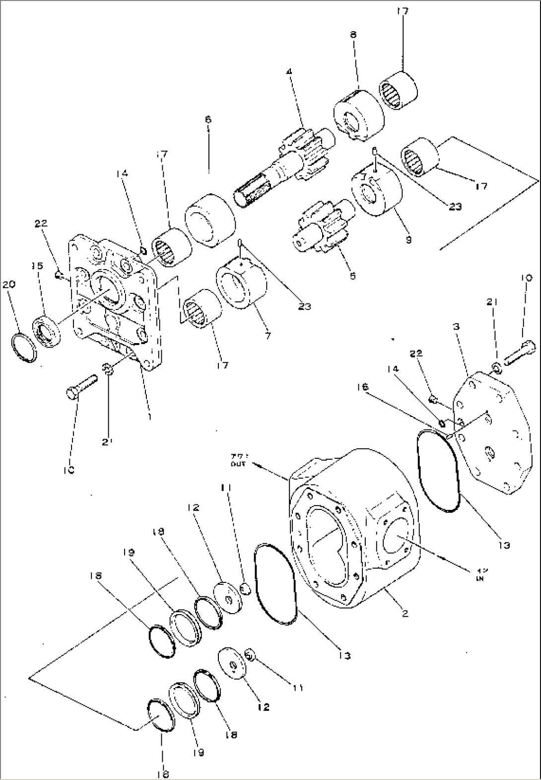 HYDRAULIC PUMP(#1005-2000)