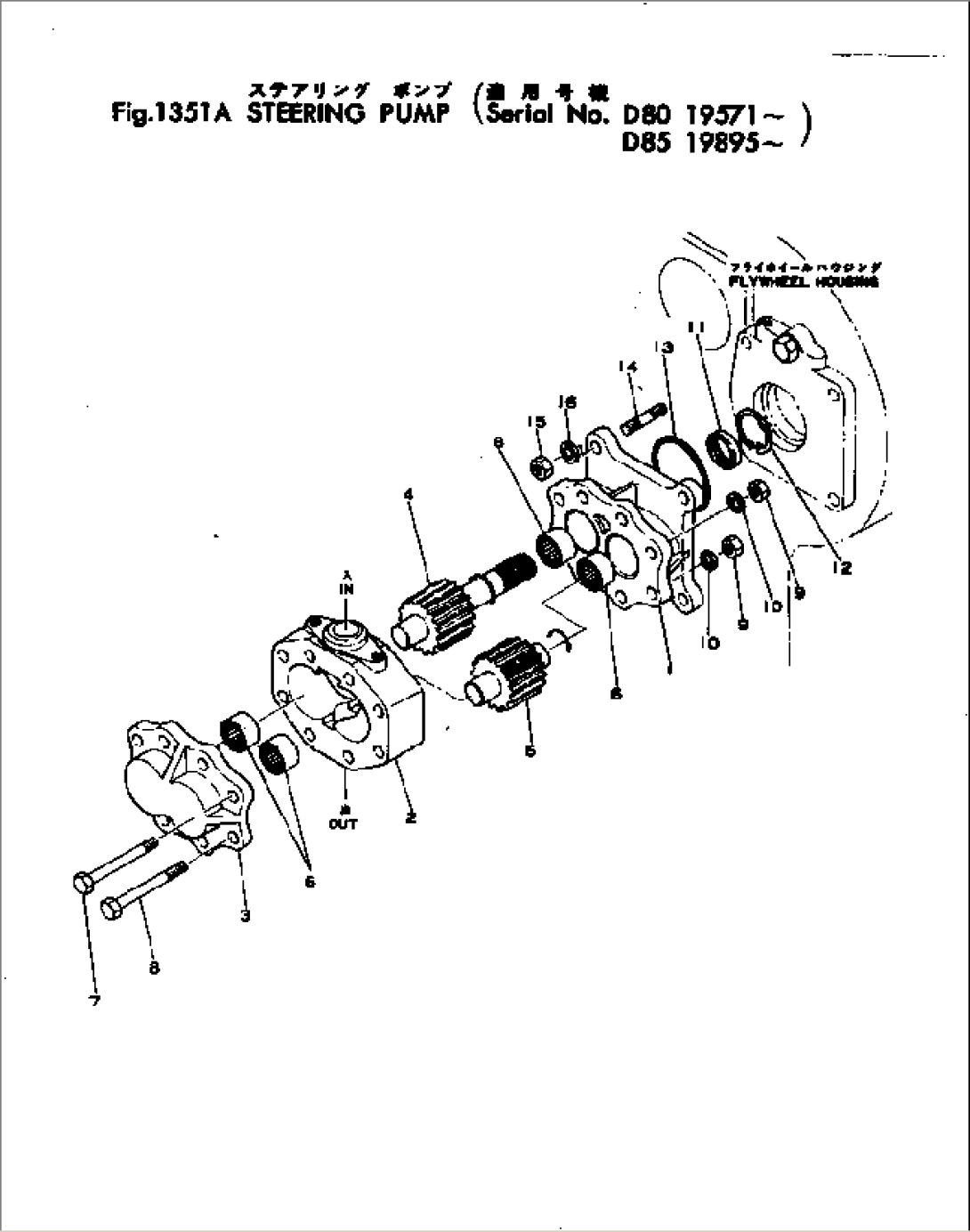 STEERING PUMP(#19571-)