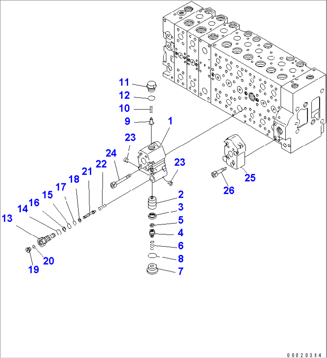 MAIN VALVE (2-ACTUATOR) (16/25)