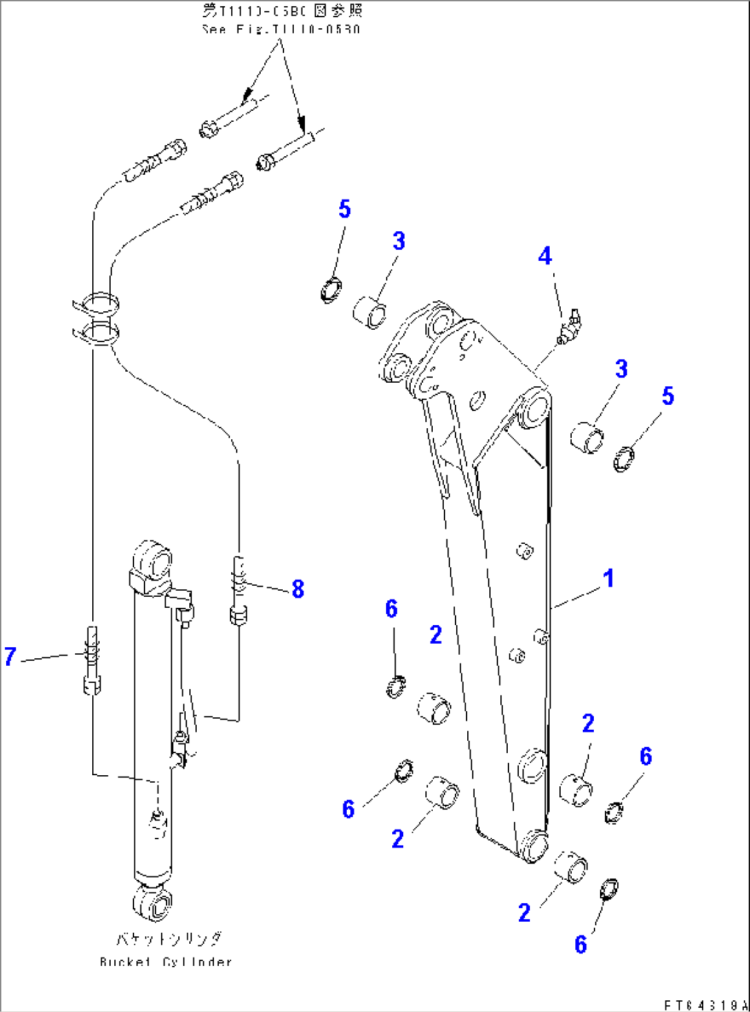 ARM (ARM AND BUCKET CYLINDER HOSE)