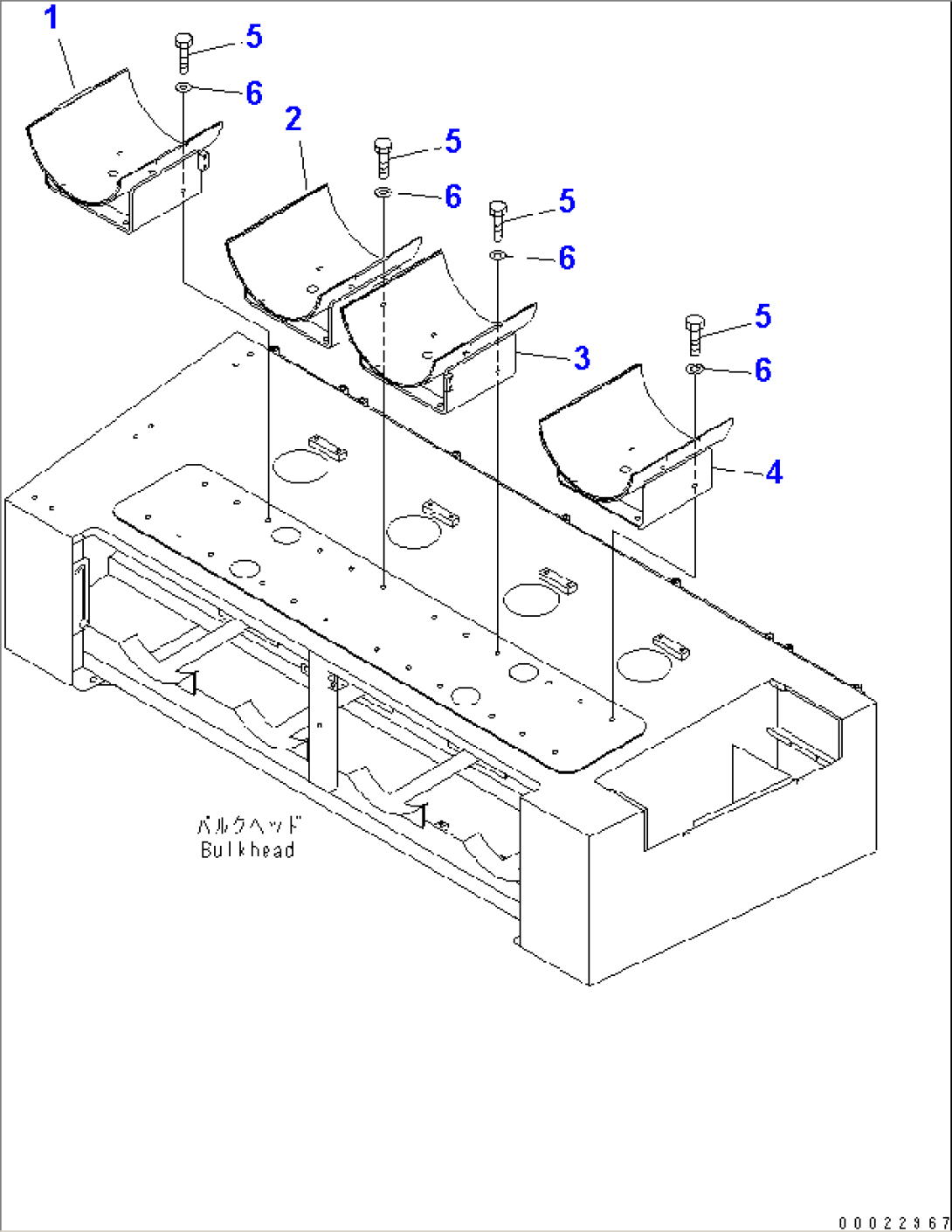 BULKHEAD (LARGE CAPACITY AIR CLEANER BRACKET)