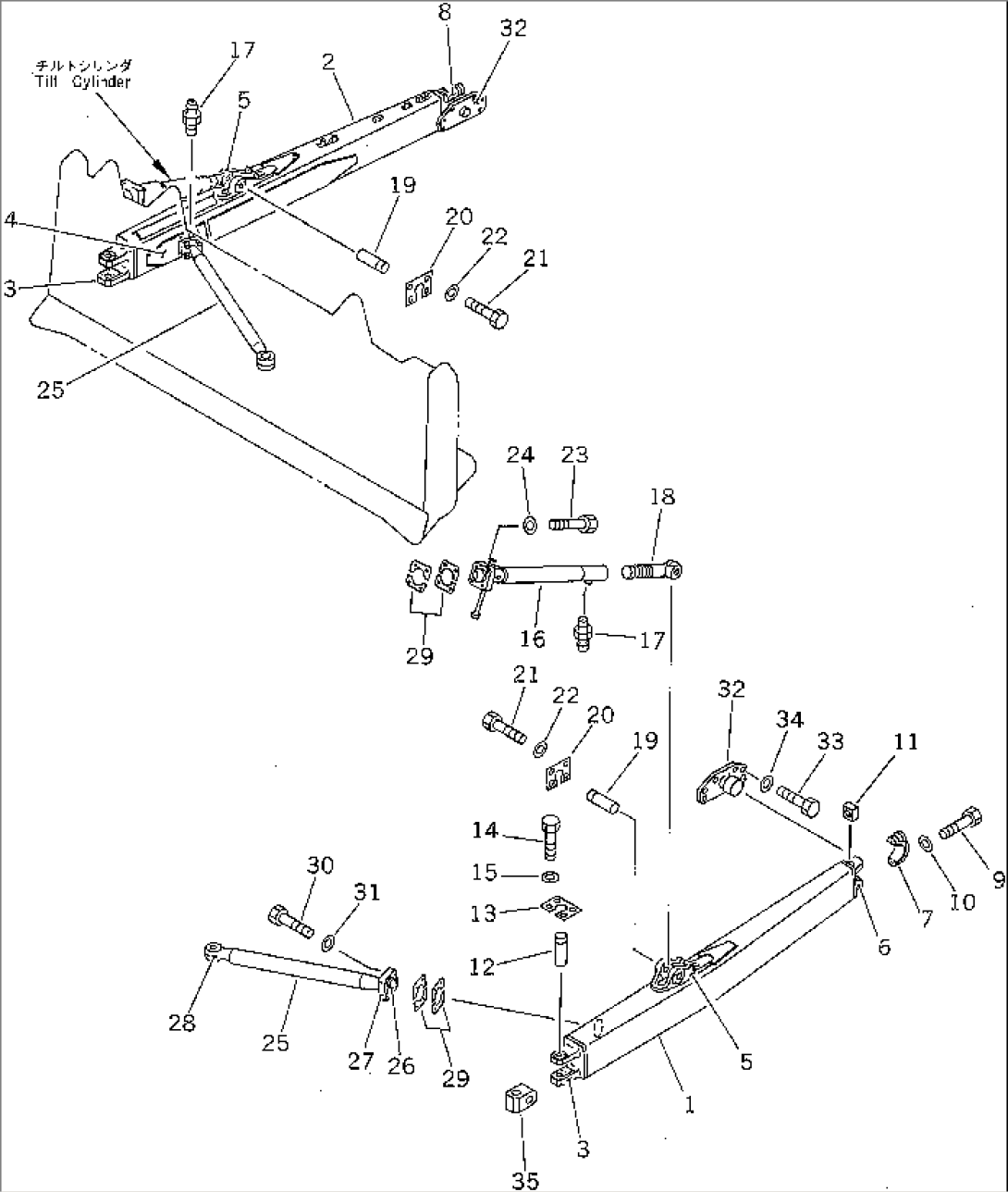 STRAIGHT TILT FRAME(#35001-)