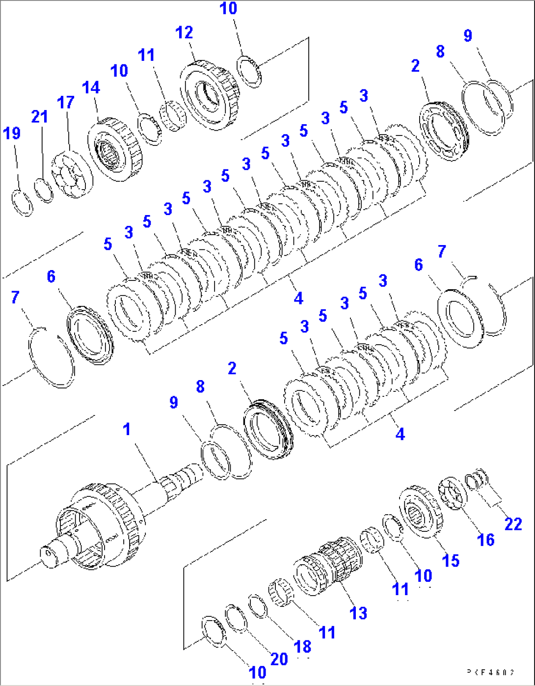 TRANSMISSION (2ND AND 4TH CLUTCH)