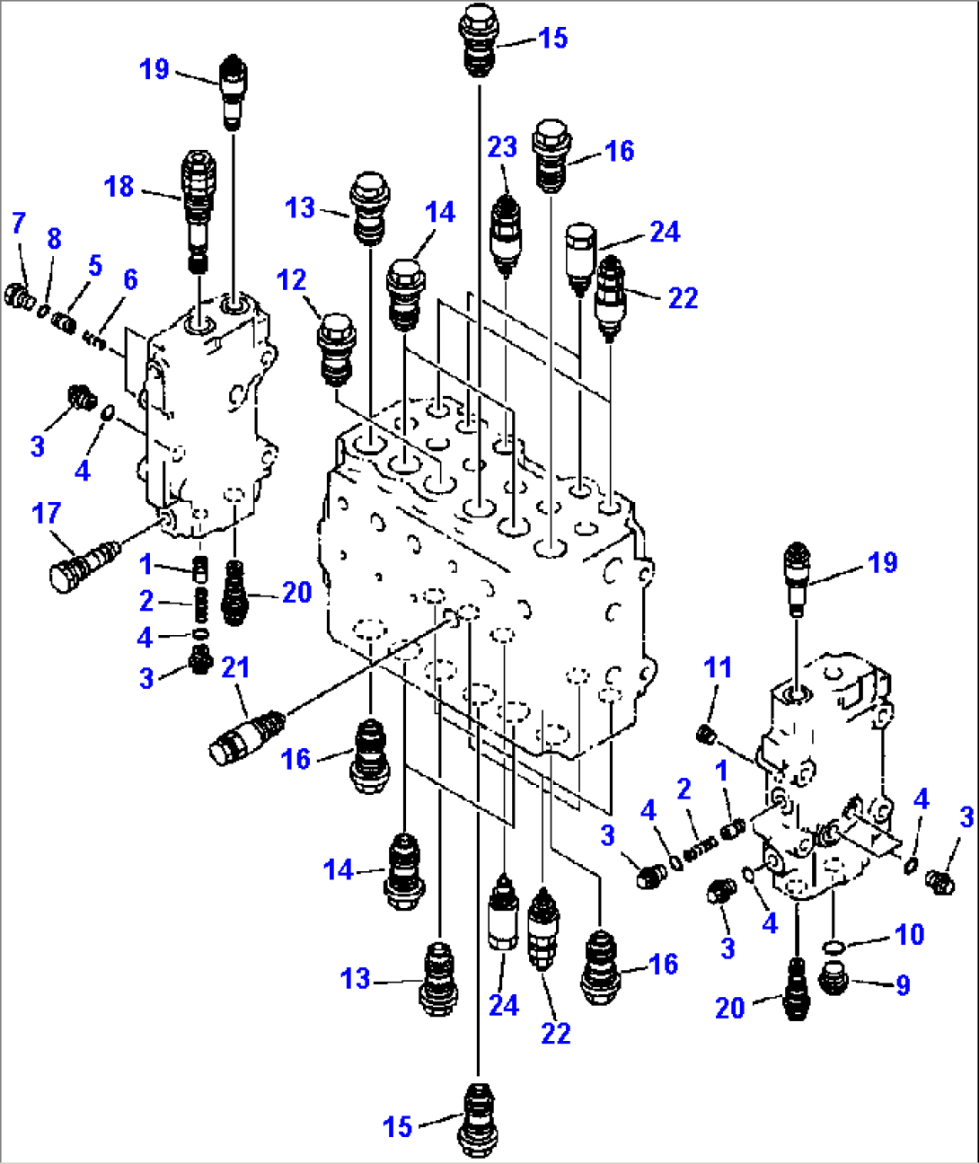 FIG NO. H0120-55A1 MAIN VALVE, (5/9) VALVES
