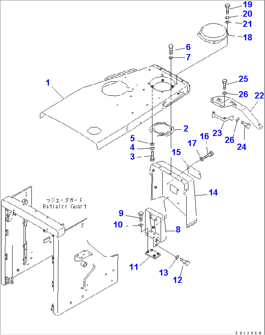 ENGINE HOOD (FOR 155 ENGINE)(#31578-)